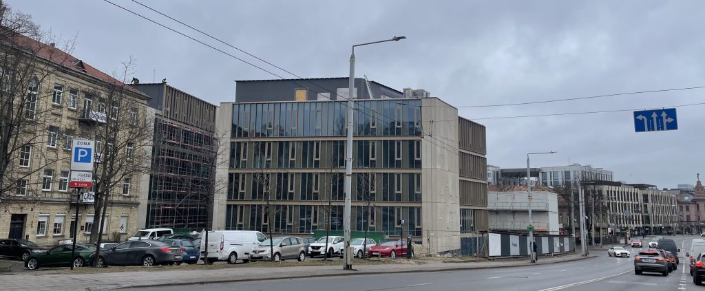 Jasinskio 2 (J. Jasinskio g. 2) - Office center - construction photos