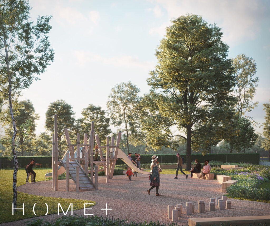 Home plus (Kolektyvo g. 33, 35, 37, 39, 41, 43, 45, 47, 49, 51, 53, 55, 57, 59, 61, 63, 67, 69, 71, 73, 75, 77, 79, 81, Nemėžis) - Private house community - visualization