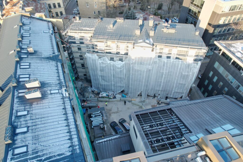 Gedimino 37 (Gedimino pr. 37) - Multi apartment - construction photos