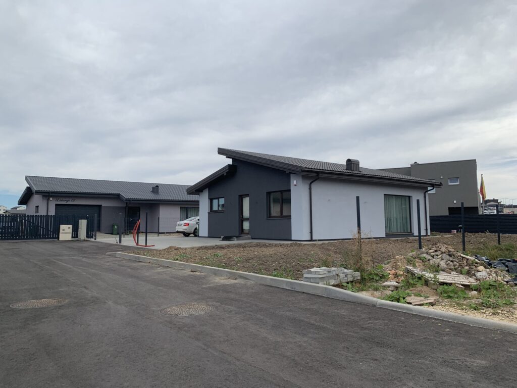 17 perlų (Uždaroji g.) - Private house community - construction photos