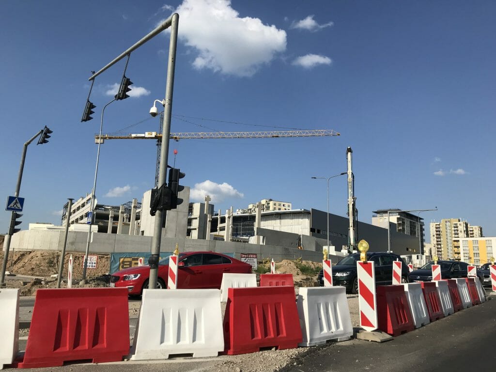 Pašilaičiai PC (Pavilnionių g. 55) - Tirdzniecības centrs - būvdarbu attēli