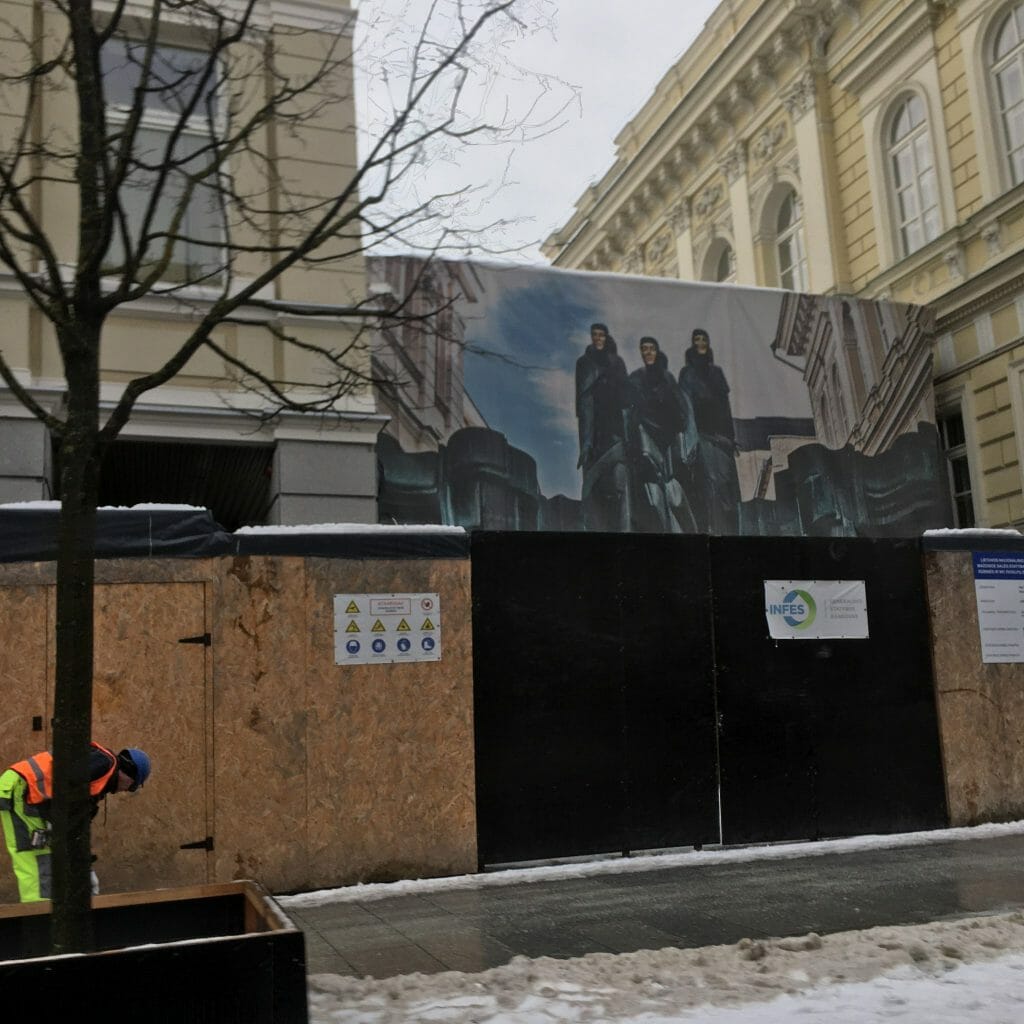 Lietuvos nacionalinis dramos teatras (Gedimino pr. 4) - Cultural center - construction photos