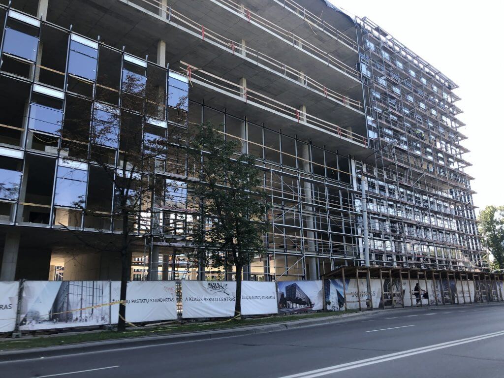 Business Stadium North (Rinktinės g. 3) - Verslo centras - statybų nuotraukos