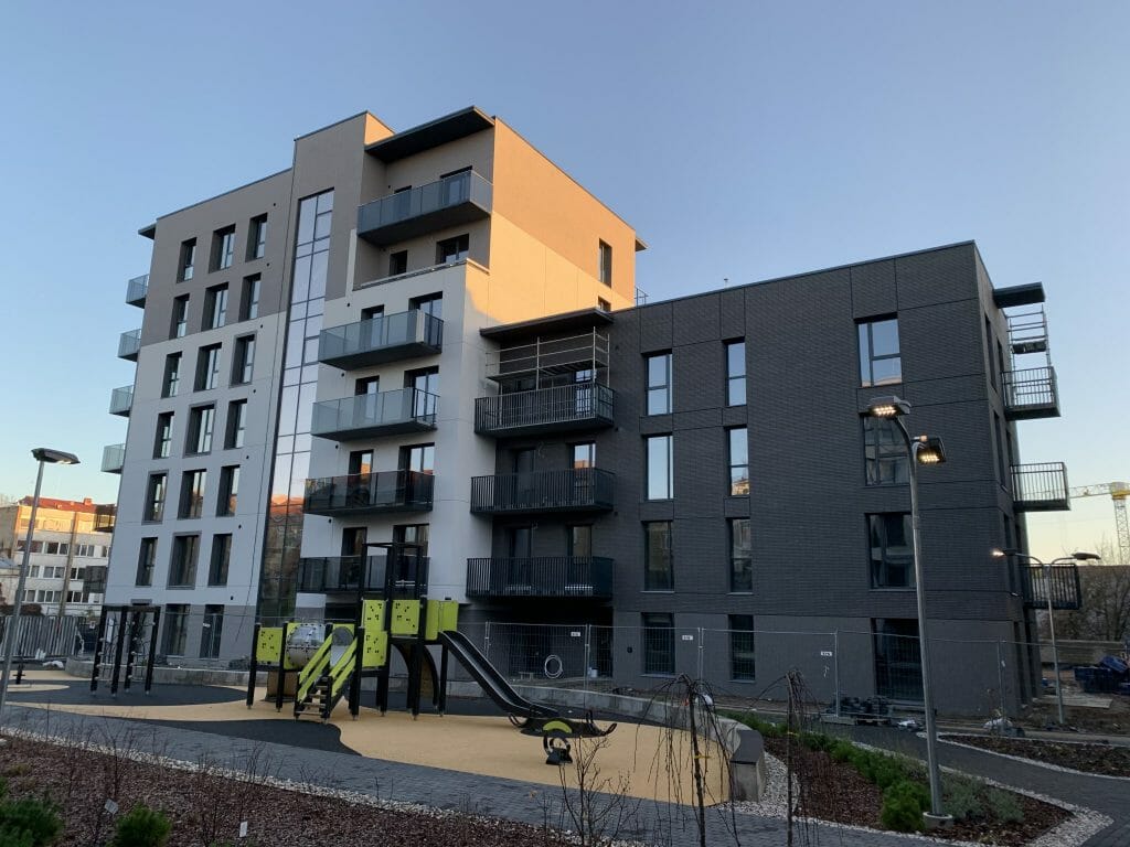 Baltas Lapas Mindaugo 2 etapas (Aguonų g. 17) - Multi apartment - construction photos