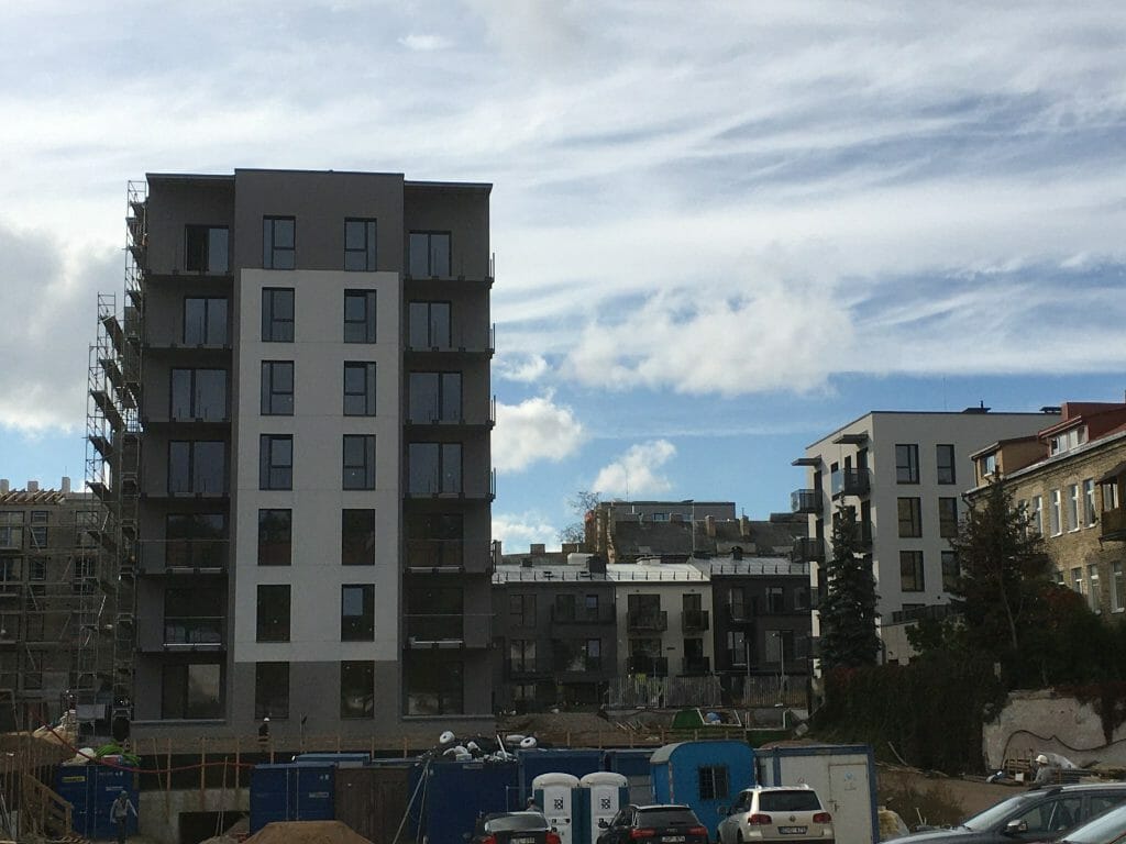 Baltas Lapas Mindaugo 2 etapas (Aguonų g. 17) - Multi apartment - construction photos