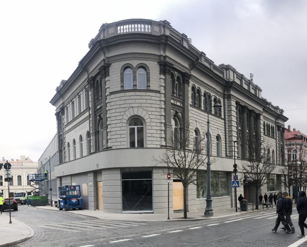 ISM universitetas (buv. Centrinis paštas) (Gedimino pr. 7) - Higher education - construction photos