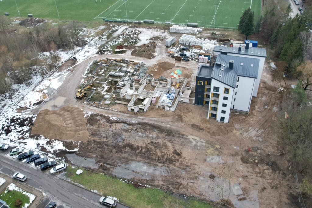 Paparčio žiedas 2 etapas (Partizanų g. 192B) - Multi apartment - construction photos