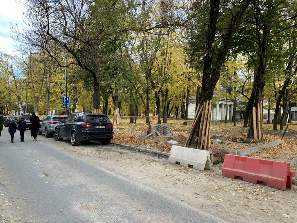 Algirdo g. dviračių takas (Algirdo g.) - Jalgrattatee, Tänav - ehituse fotod