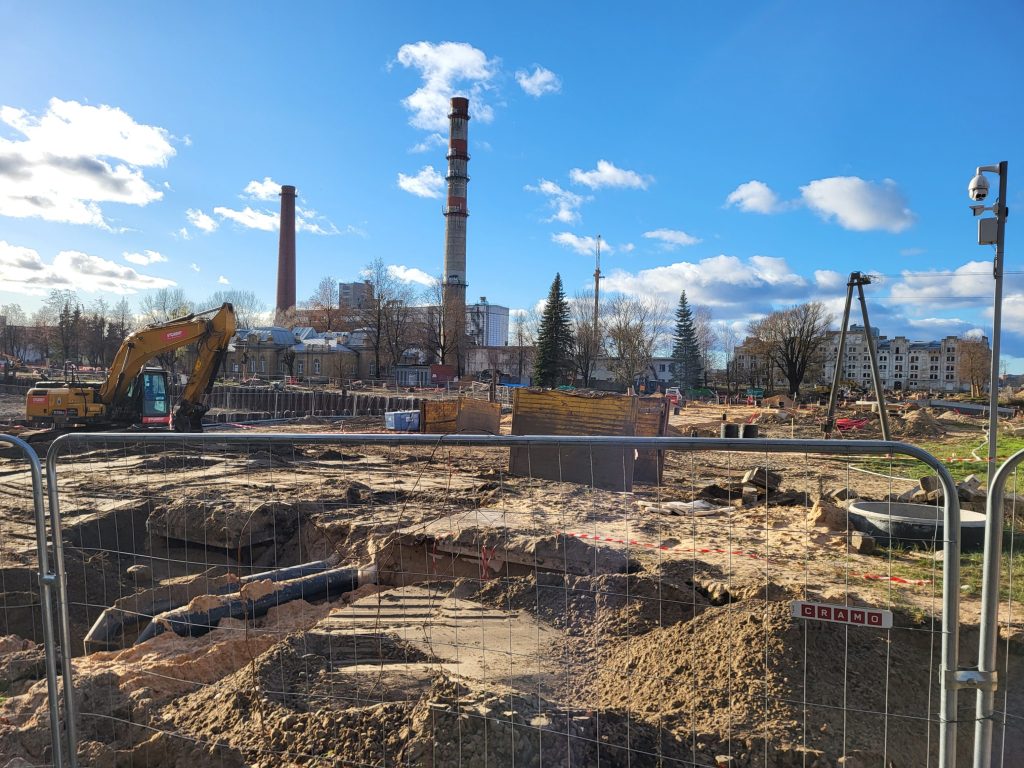 Pētersalas ielas pagarinājuma būvniecība Andrejsalā (Andrejostas iela 27, 29) - Kelias - statybų nuotraukos