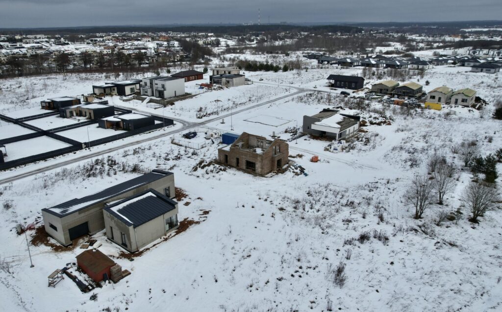 Kalvų terasos (Ismonių g. 15) - Land plots - construction photos