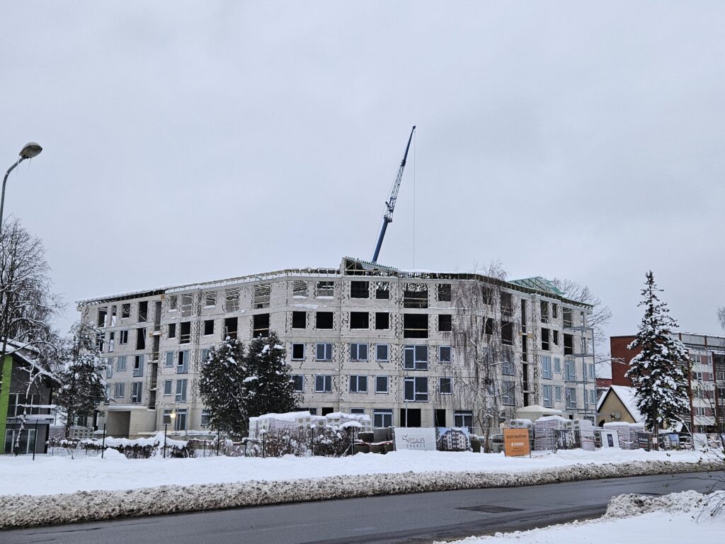 Nīcgales Spāres (Rumbulas iela 14) - Korterelamu - ehituse fotod