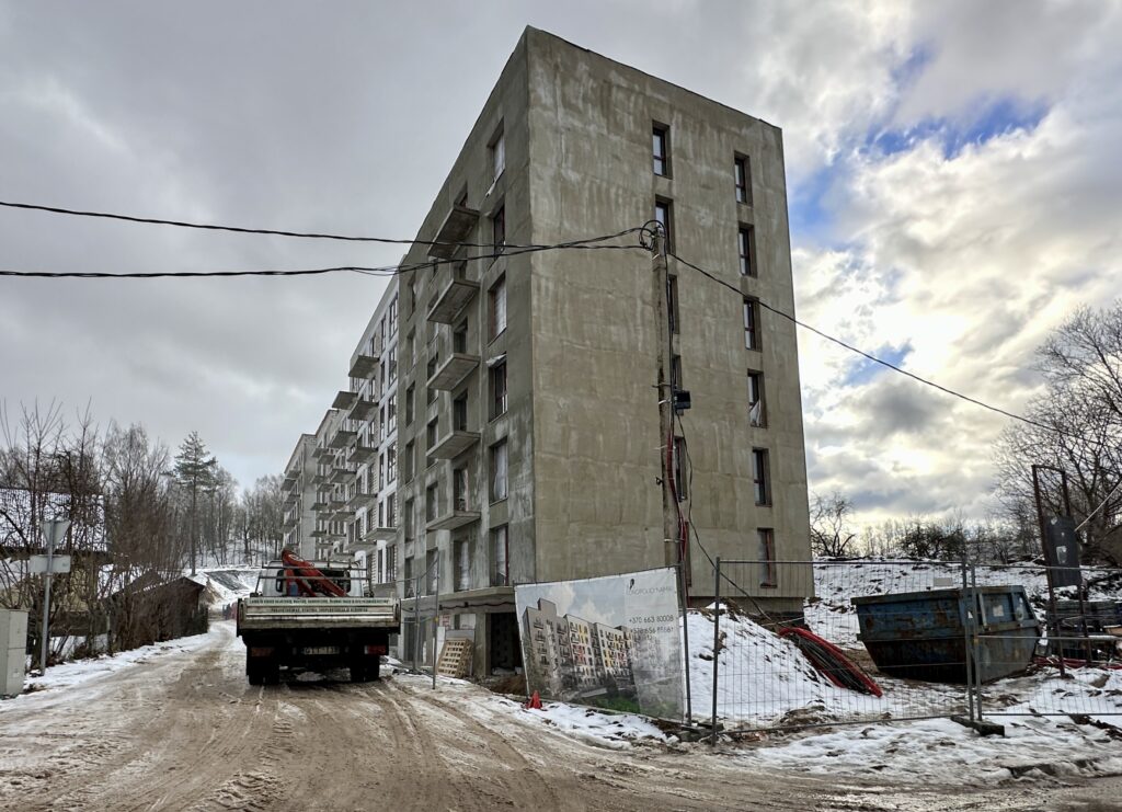 Monopolio namai (Kaminkelio g. 29) - Multi apartment - construction photos