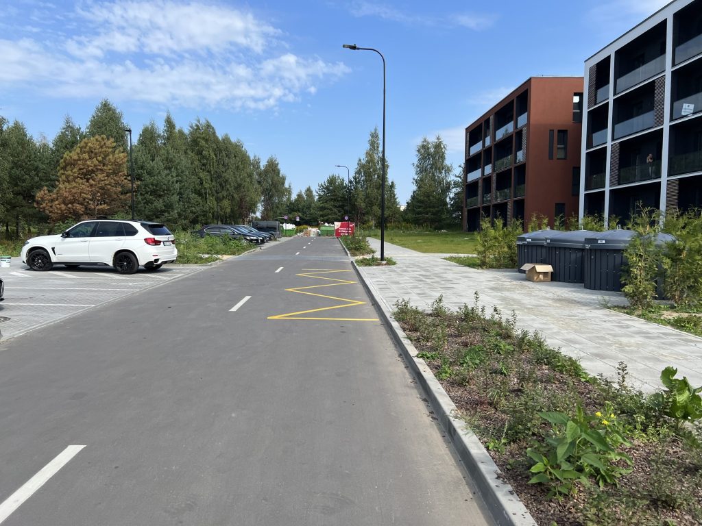 Karaliaučiaus g. atkarpa, Vištyčio g., J. Bretkūno g. atkarpa (Karaliaučiaus g., Vištyčio g., J. Bretkūno g.) - Bike path, Street - construction photos