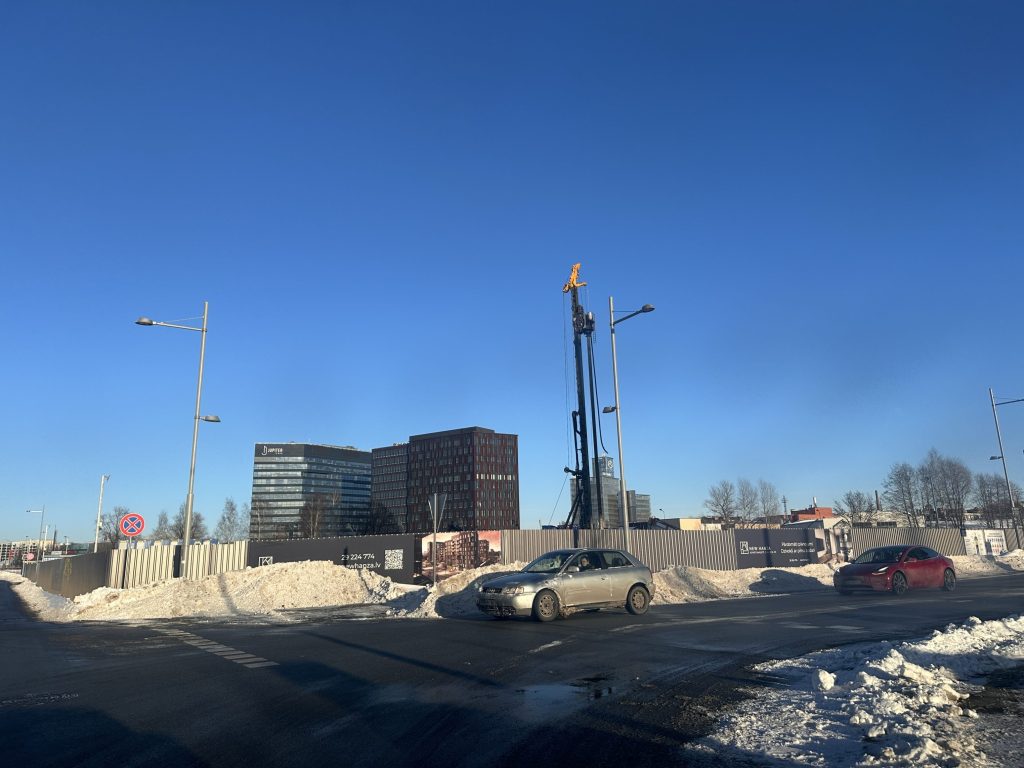 New Hanza Apartamenti - "A" ēka (Gustava Kluča iela 10) - Daugiabutis - statybų nuotraukos