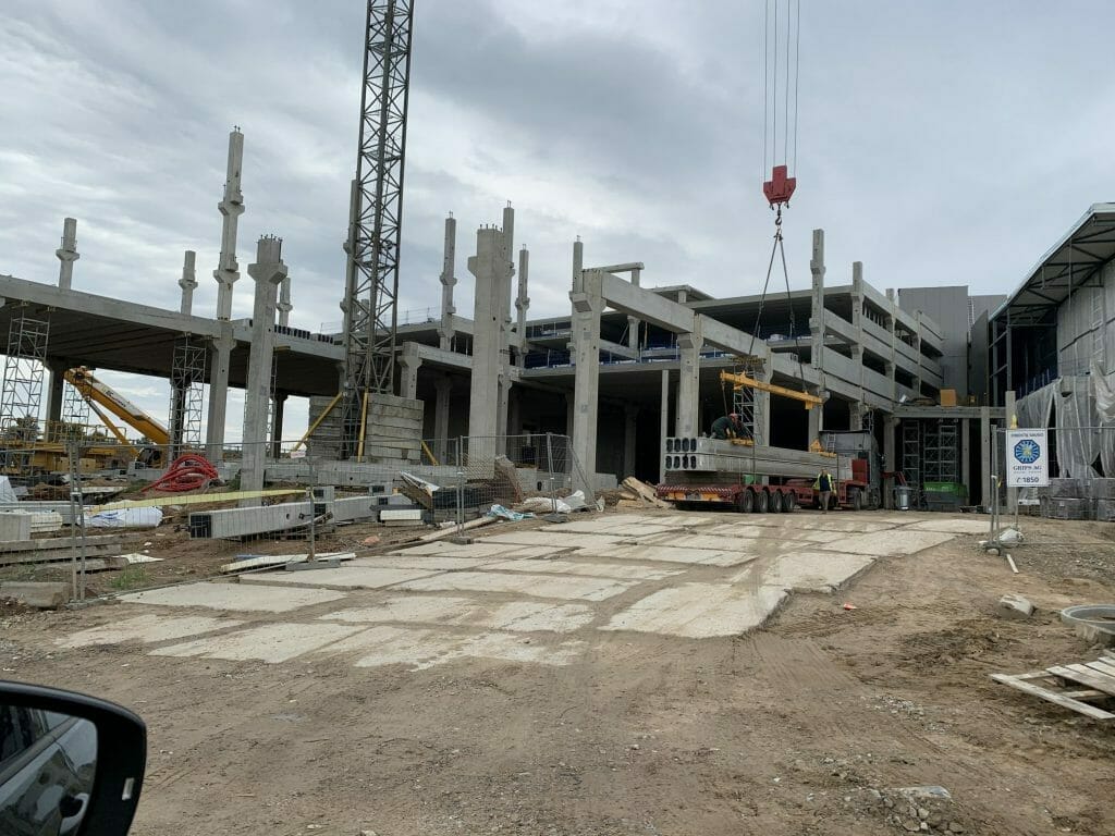 Pašilaičiai PC (Pavilnionių g. 55) - Tirdzniecības centrs - būvdarbu attēli