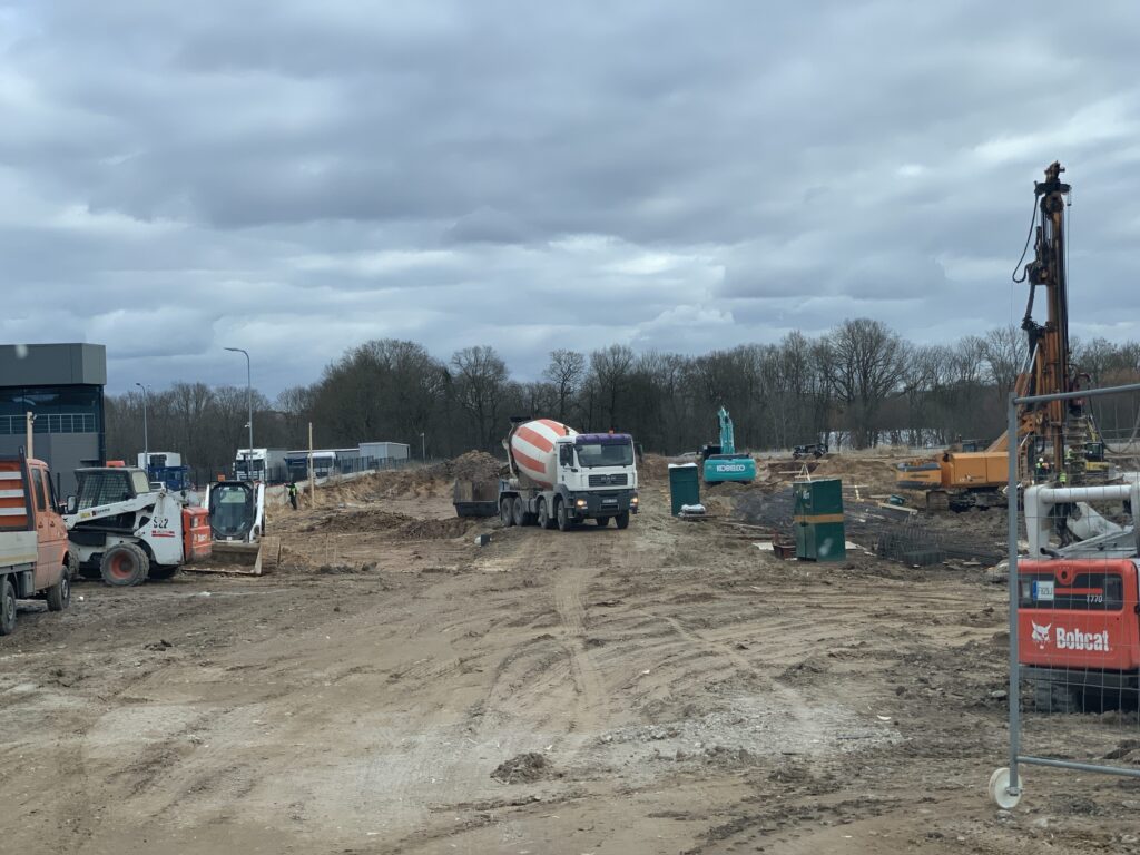 Stockholm (B. Brazdžionio g. 25A) - Shopping center - construction photos