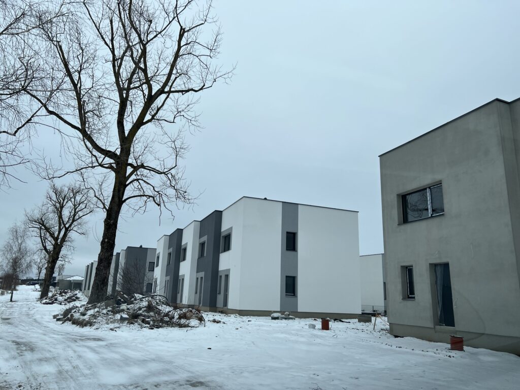 Dituvos kvartalas 6 etapas (Vorupės g. 33, 35) - Rindu mājas - būvdarbu attēli