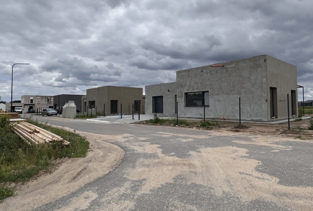 Katišių g. 18, 24, 26, 28, 30, 32, 34, 36 (Katišių g. 18, 24, 26 ,28, 30, 32, 34, 36) - Private house community - construction photos