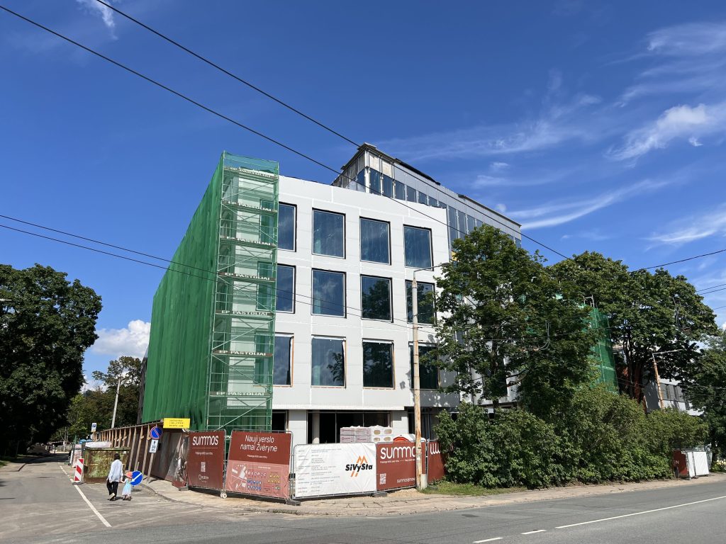 Summos (Lapių g. 3) - Office center - construction photos
