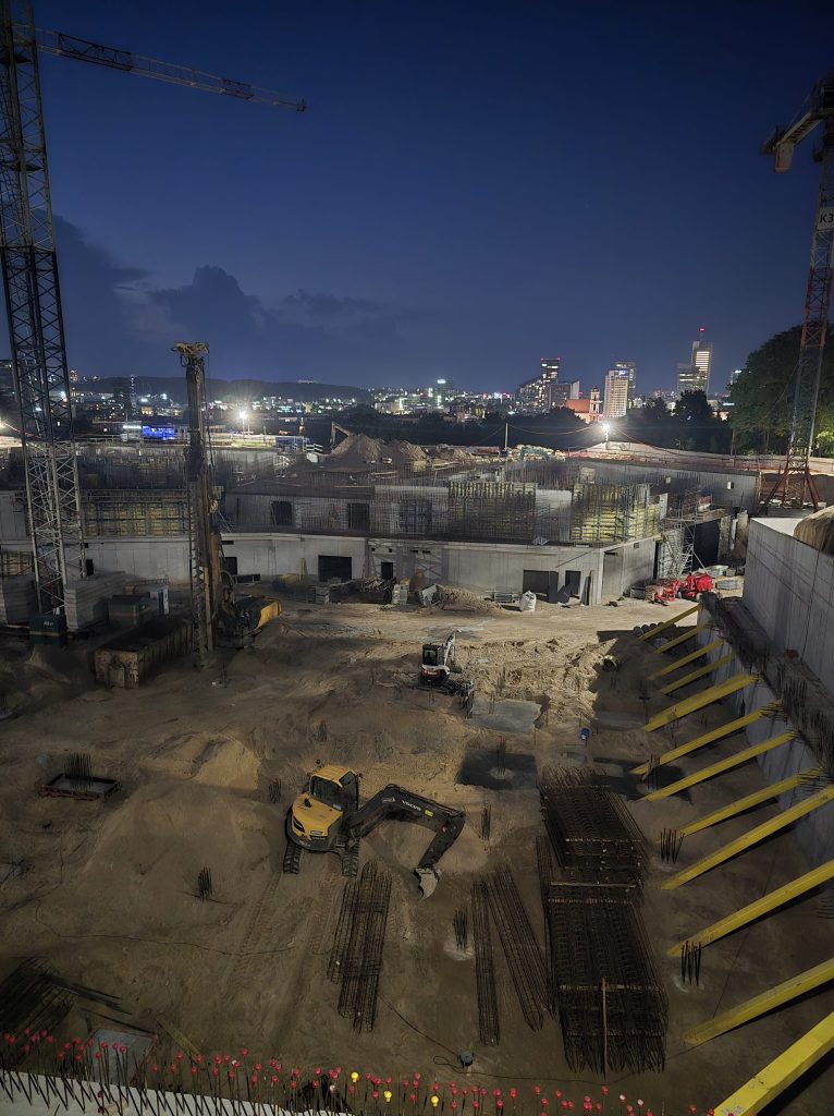 Nacionalinė koncertų salė "Tautos namai" (V. Mykolaičio-Putino g. 5) - Concert hall - construction photos