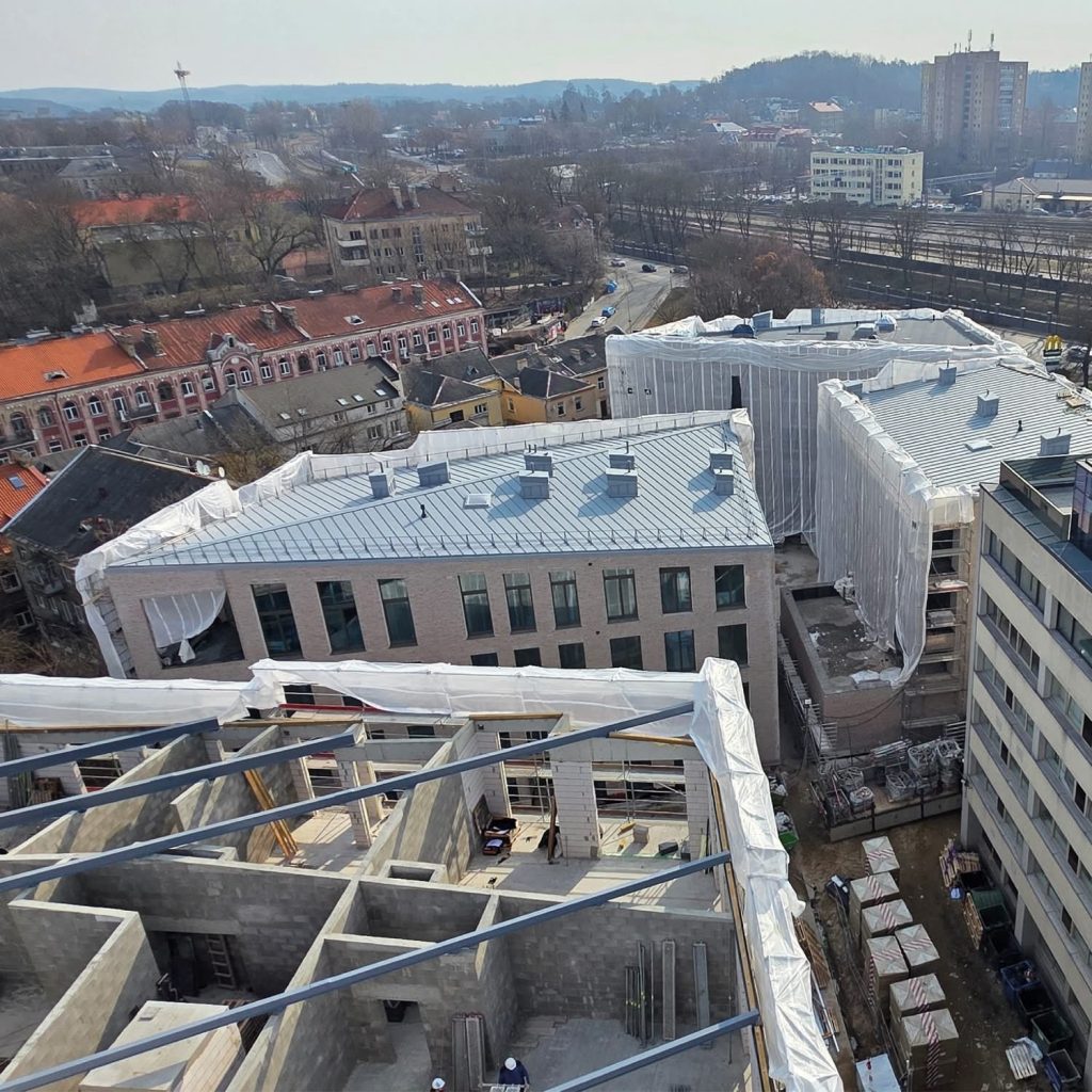Senamiesčio sodai 1 etapas (Seinų g. 4) - Daudzdzīvokļu nams - būvdarbu attēli