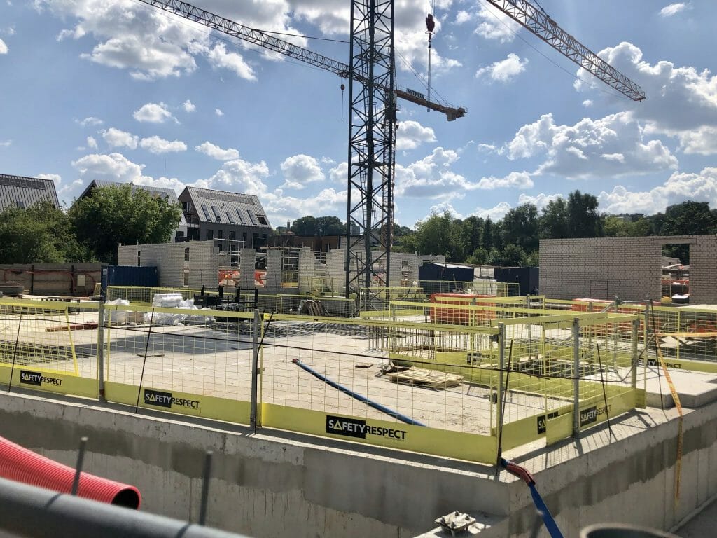 PAUPYS 7 etapas (Aukštaičių g. 19, Paupio g. 50) - Multi apartment - construction photos