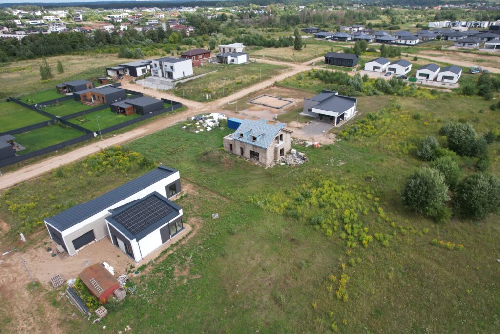 Kalvų terasos (Ismonių g. 15) - Land plots - construction photos