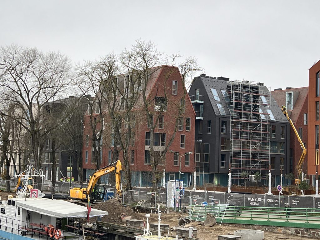 Memelio miestas | gyvenamasis 1 etapas (Naujoji Uosto g. 3) - Multi apartment - construction photos