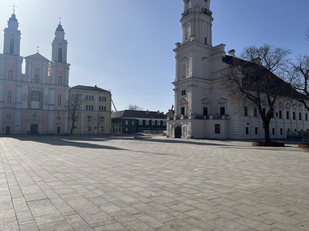 Kauno rotušės aikštė (Rotušės a.) - Laukums - būvdarbu attēli