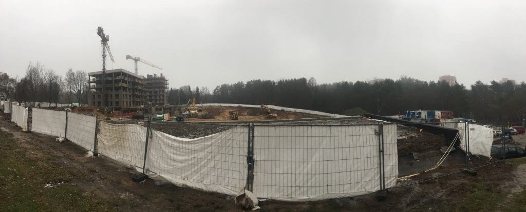 Veikmės Parko namai (Didlaukio g.) - Multi apartment - construction photos