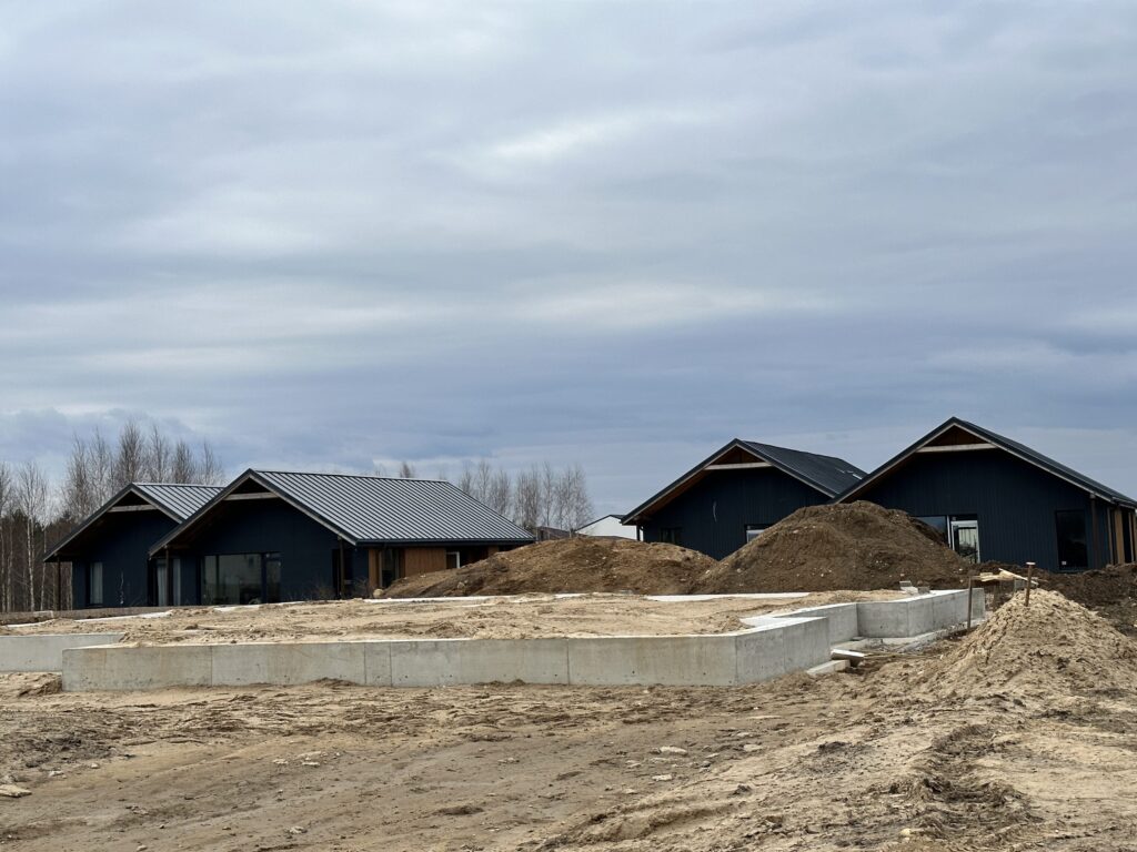 Fabriko g. namai (Fabriko g. 37, 37B, 37E, 37F, 37G,) - Row housing - construction photos