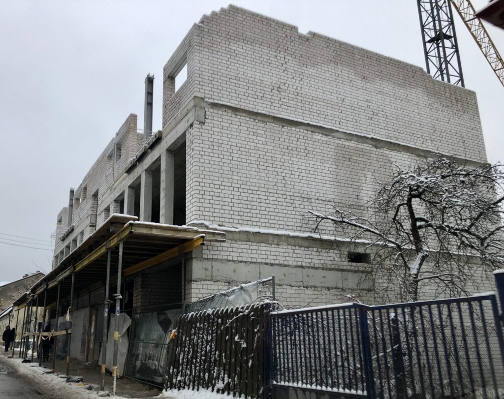 Užupio ložės (Polocko g. 7A) - Multi apartment - construction photos