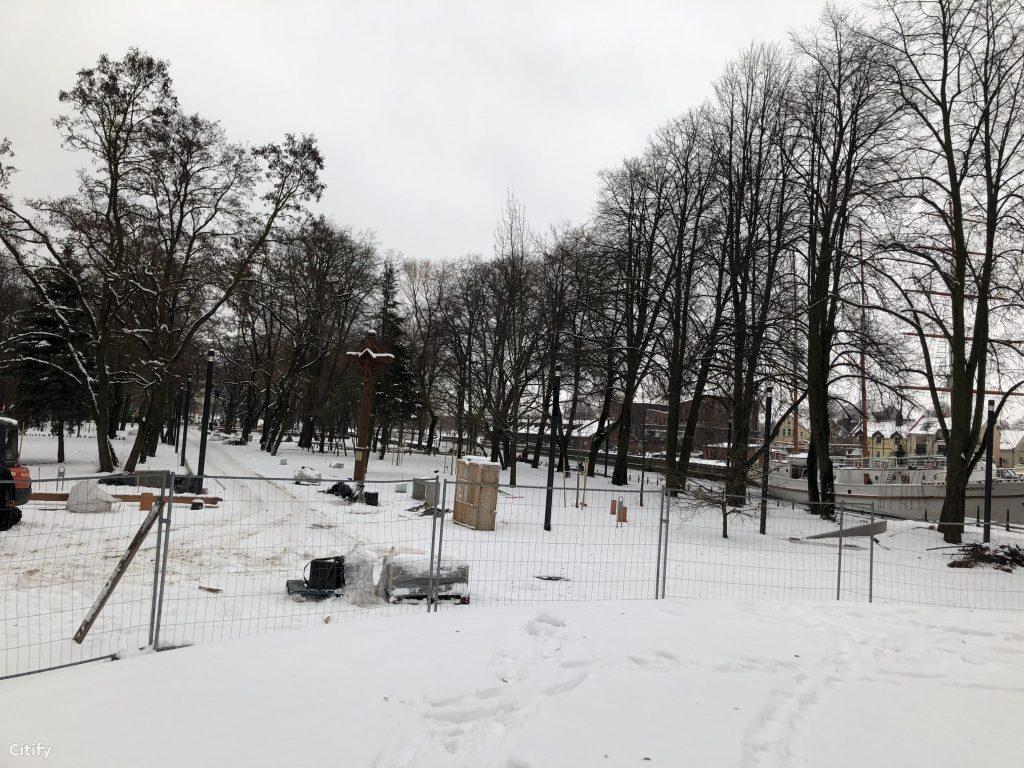 Danės krantinių rekonstrukcija (Danės g.) - Park - construction photos