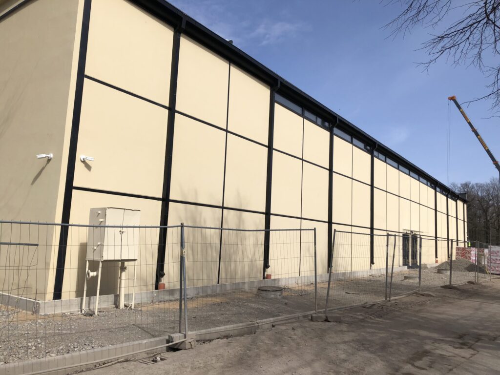 Kauno sporto halė (Perkūno al. 5) - Sports arena - construction photos