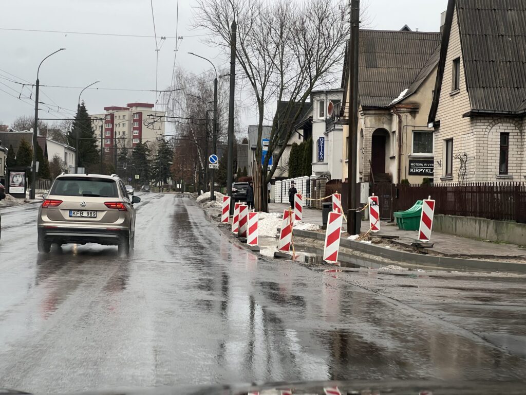 S. Žukausko ir P. Lukšio gatvės (S. Žukausko g., P. Lukšio g.) - Bike path, Street - construction photos