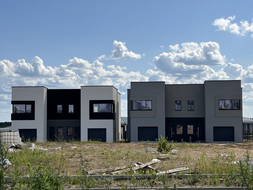 J. Bretkūno g. 34, 36, 38, 40, 42 (J. Bretkūno g. 34, 36, 38, 40, 42) - Row housing - construction photos