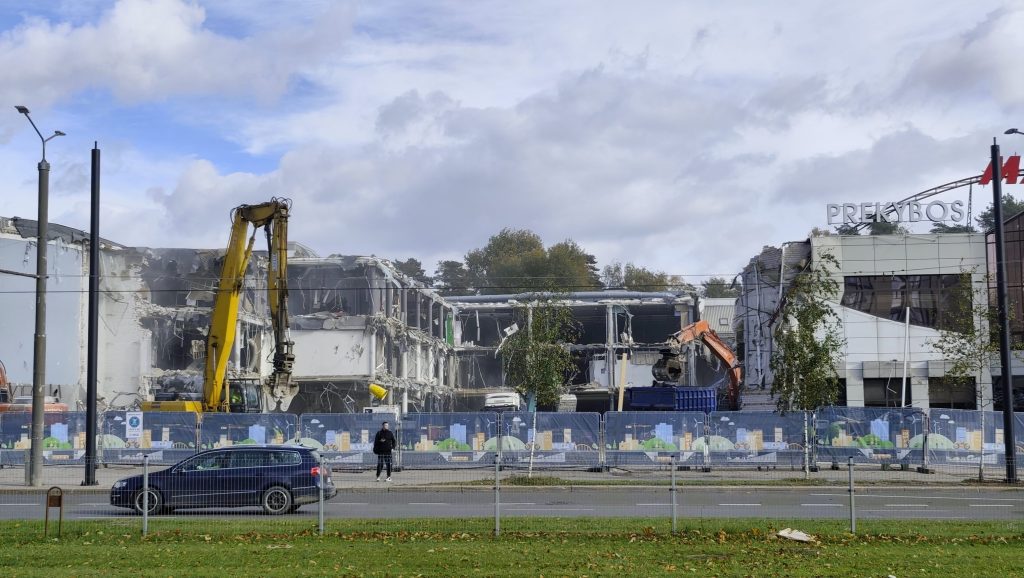 PC Mada rekonstrukcija (Viršuliškių g. 40, 42) - Shopping center - construction photos