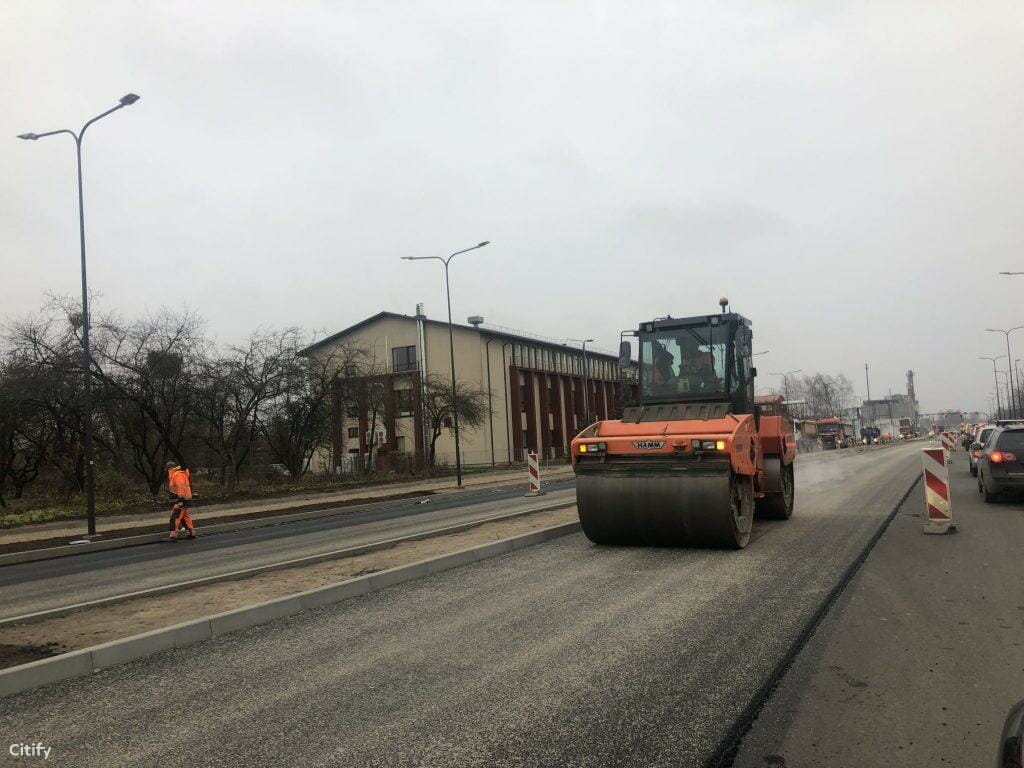 Europos pr. nuo Kalvarijos g. iki Veiverių g (Europos pr.) - Street - construction photos