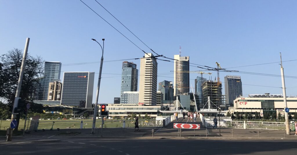 Artery (Konstitucijos pr. 18B) - Biroju centrs - būvdarbu attēli