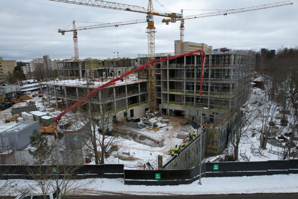 VU Medicinos fakultetas (Žaliųjų Ežerų g. 2) - Kõrgkool - ehituse fotod