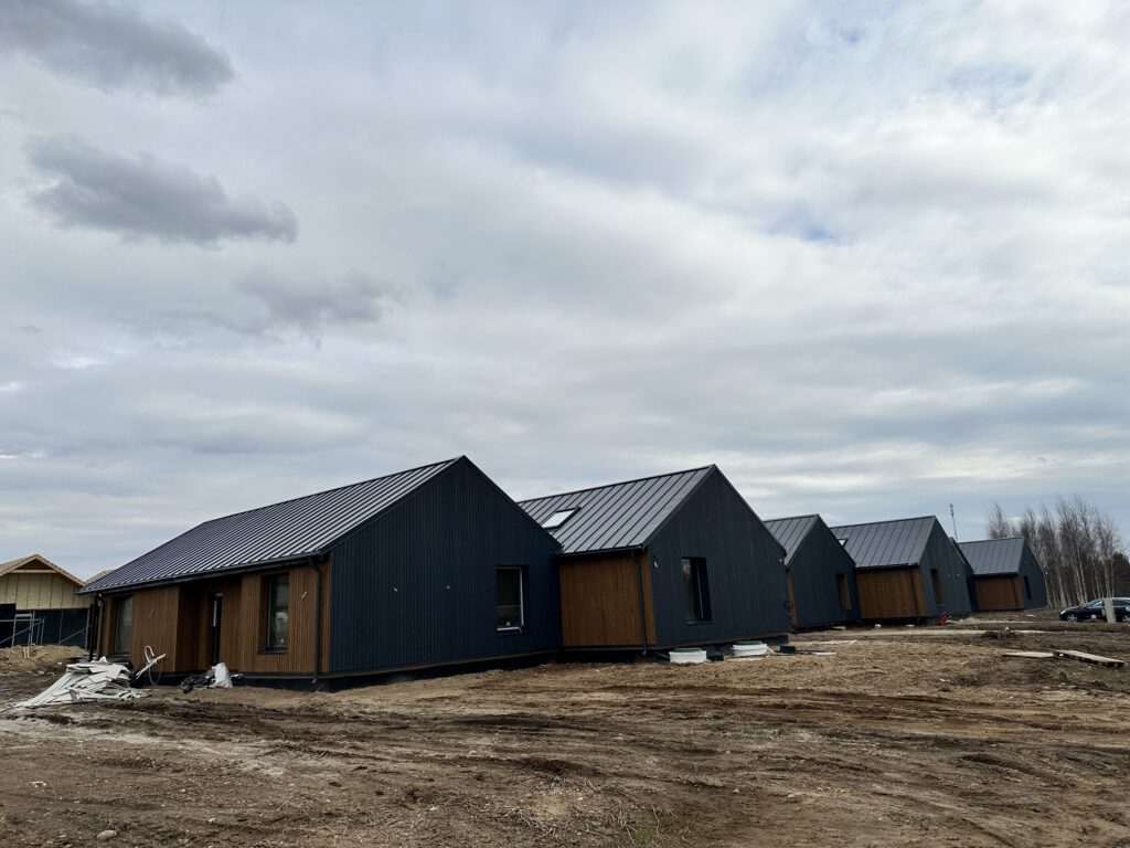Fabriko g. namai (Fabriko g. 37, 37B, 37E, 37F, 37G,) - Row housing - construction photos