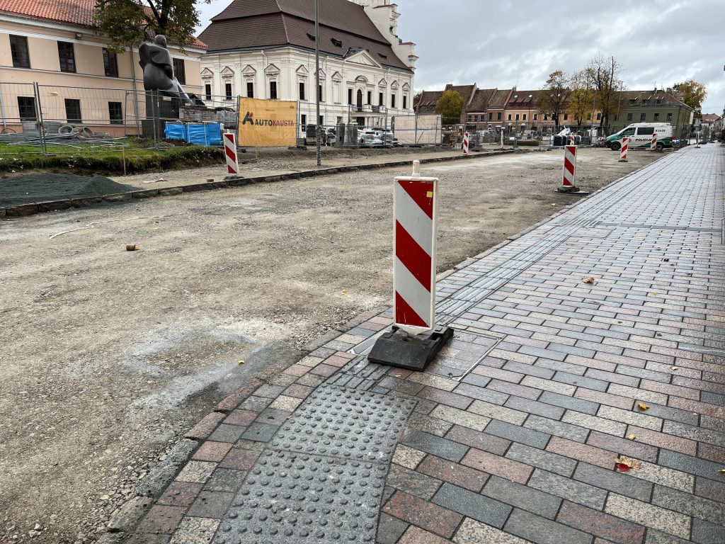 Kauno rotušės aikštė (Rotušės a.) - Square - construction photos