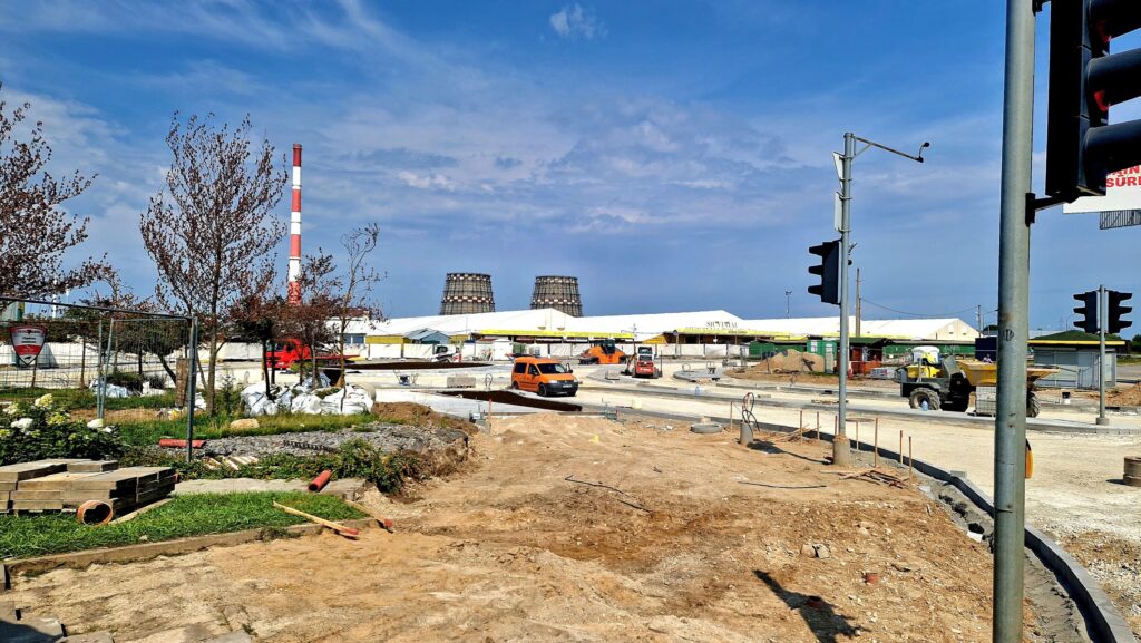 Paneriškių gatvės atkarpa iki Gariūnų g (Paneriškių g.) - Bike path, Street - construction photos