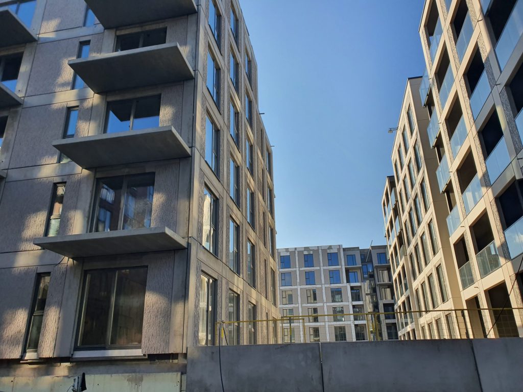 Vilnelės skverai 4 etapas (Manufaktūrų g. 7) - Daudzdzīvokļu nams - būvdarbu attēli