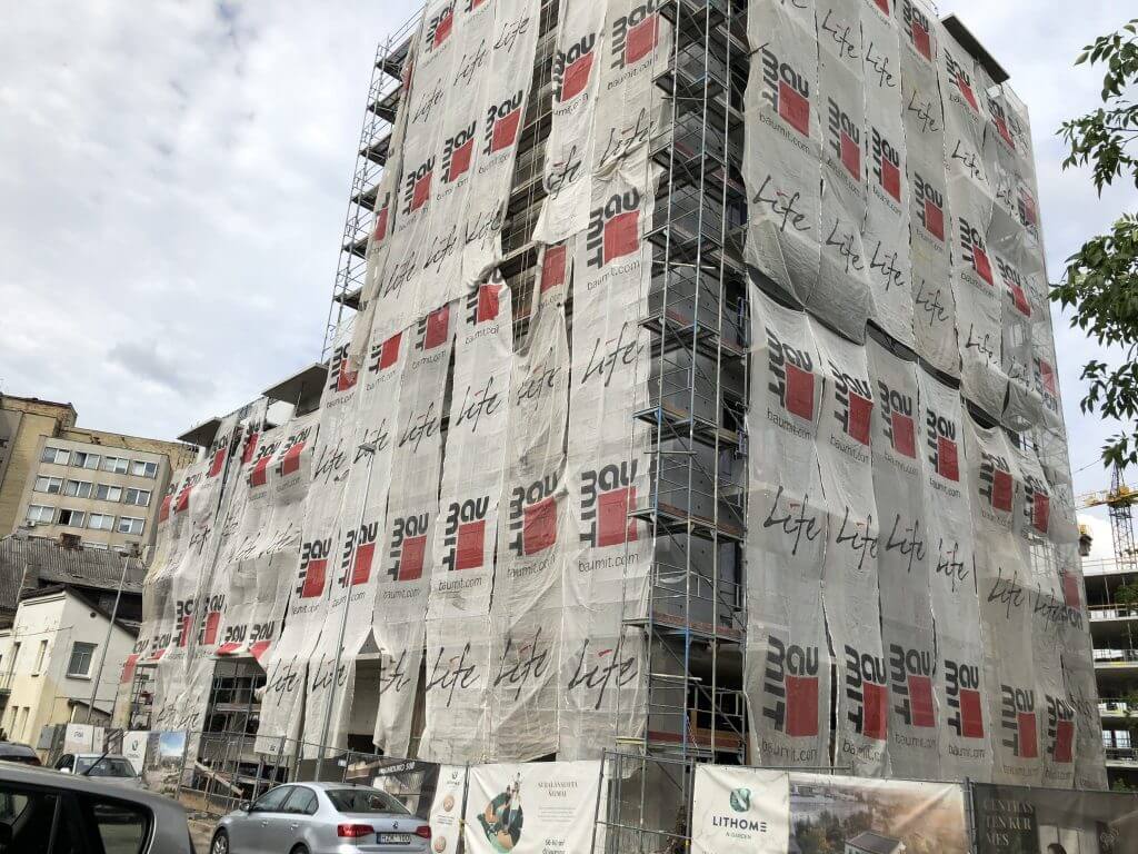 N-GARDEN (Naugarduko g. 50B) - Multi apartment - construction photos