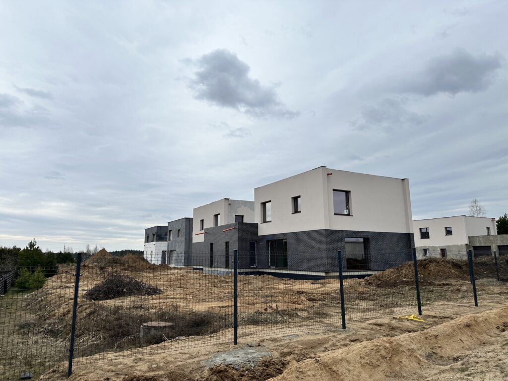 Draugystės slėnis (Užukampio g. 10, 12, 14, 16, 18, 20) - Row housing - construction photos