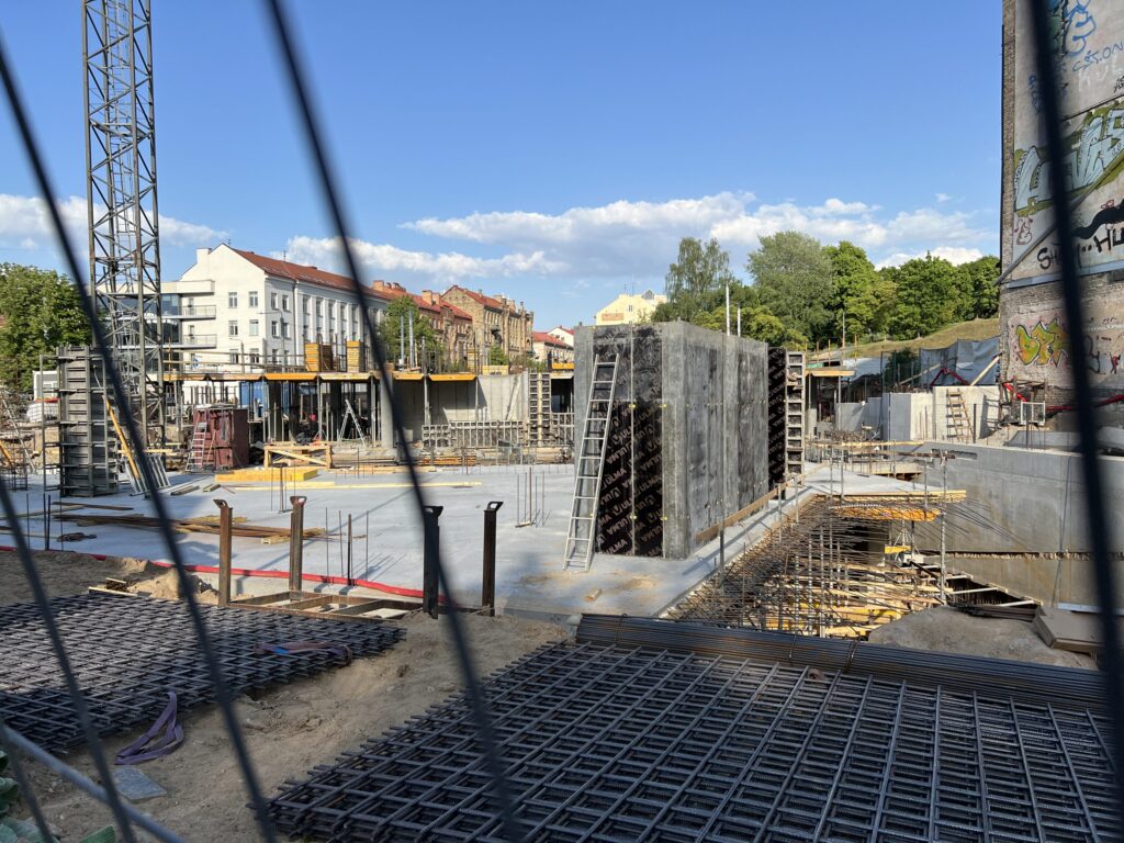 Jasinskio 2 (J. Jasinskio g. 2) - Office center - construction photos