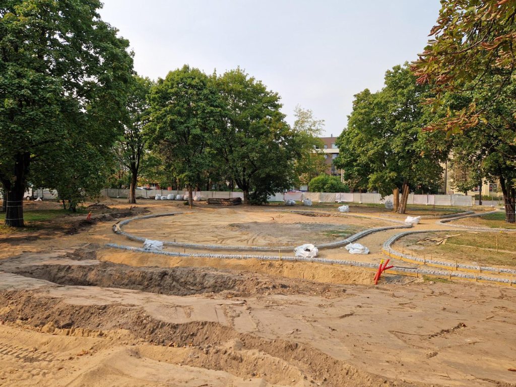 Savanorių pr. viešoji erdvė (Savanorių pr.) - Square - construction photos