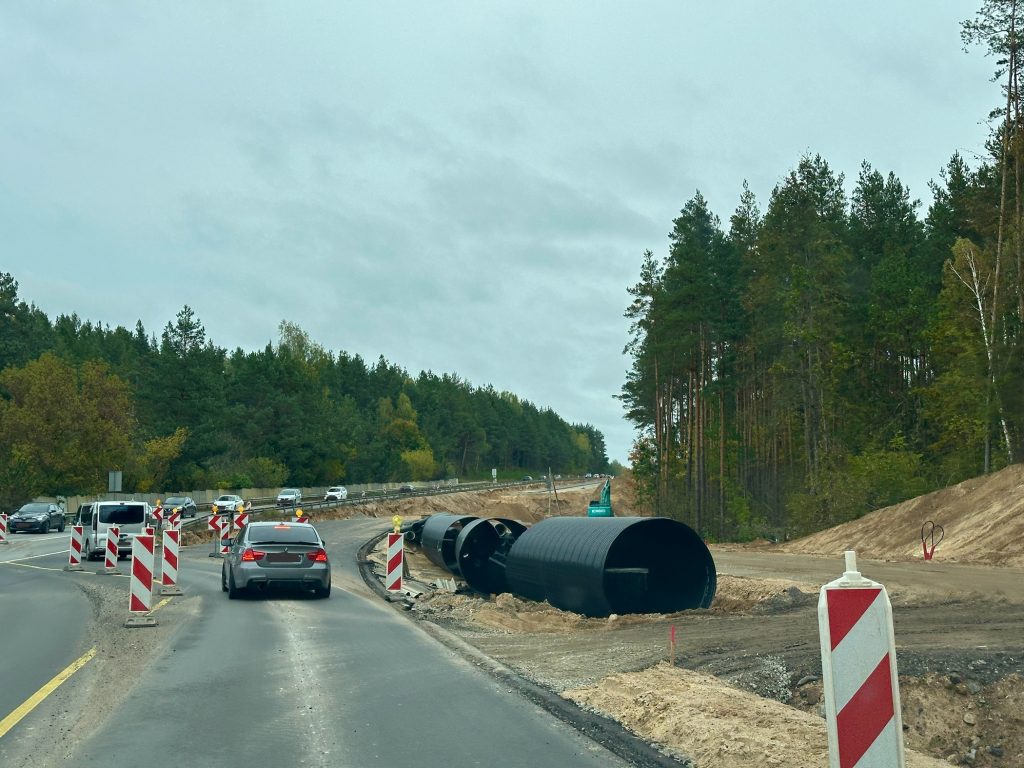 Nemenčinės pl. rekonstrukcija (Nemenčinės pl.) - Bike path, Road - construction photos