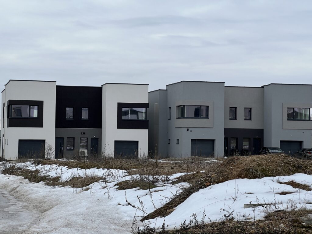 J. Bretkūno g. 34, 36, 38, 40, 42 (J. Bretkūno g. 34, 36, 38, 40, 42) - Row housing - construction photos